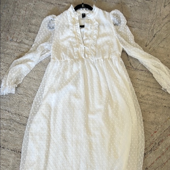 zara white sheer polka dot dress The story of The Dress: how a 40 Zara frock stole the summer | Women
